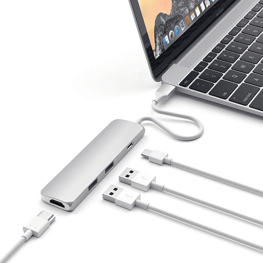 Satechi - USB-C Multiport Slim Adapter (silver) - Image 5