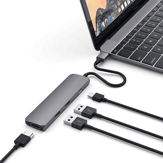 Satechi - USB-C Multiport Slim Adapter (space grey) - Image 5