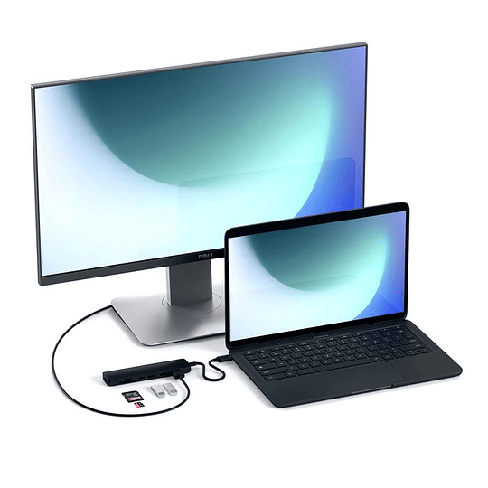 Satechi - USB-C Slim Multiport w/ Ethernet adpt (black) - Image 6