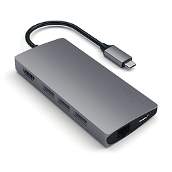 Satechi - USB-C Multiport v2 adapter (space g)