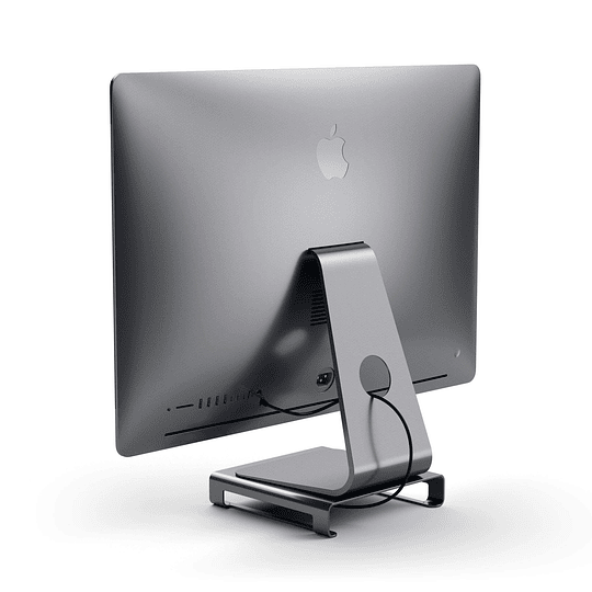 Satechi - Alum. Monitor Stand & Hub for iMac (sp. grey) - Image 3