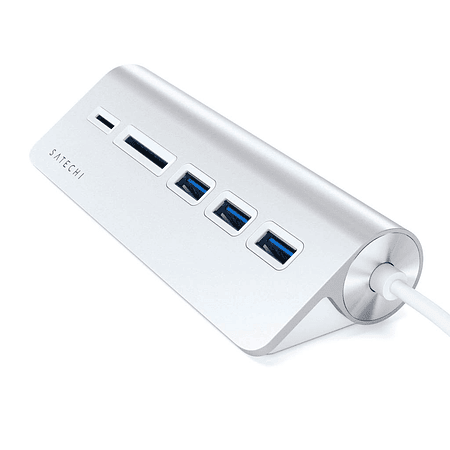 Satechi - USB-C Combo Hub for Desktop (silver)