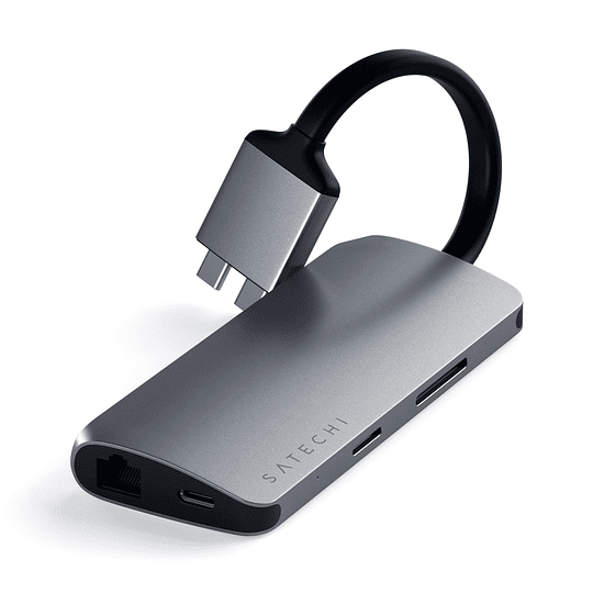 Satechi - USB-C Dual Multimedia Adapter (space grey) - Image 2