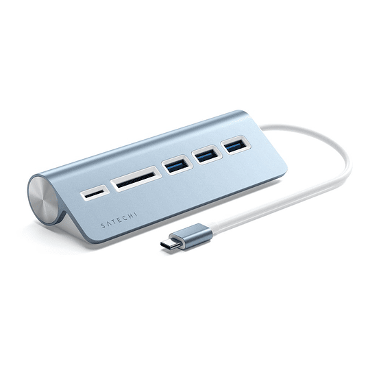 Satechi - USB-C Combo Hub for Desktop (blue) - Image 1