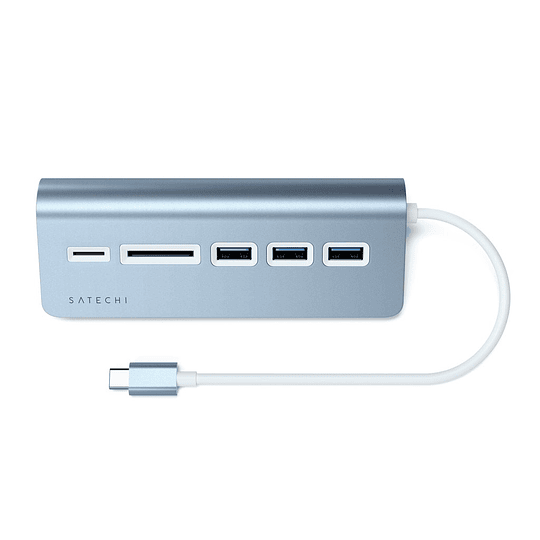 Satechi - USB-C Combo Hub for Desktop (blue) - Image 2