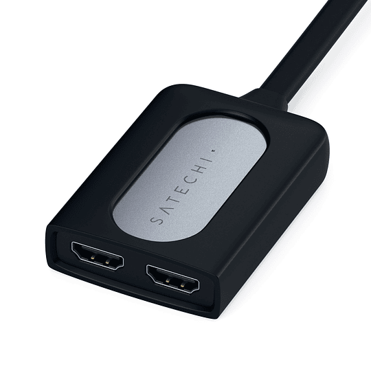 Satechi - USB-C to Dual 4K HDMI Adapter (space grey) - Image 3
