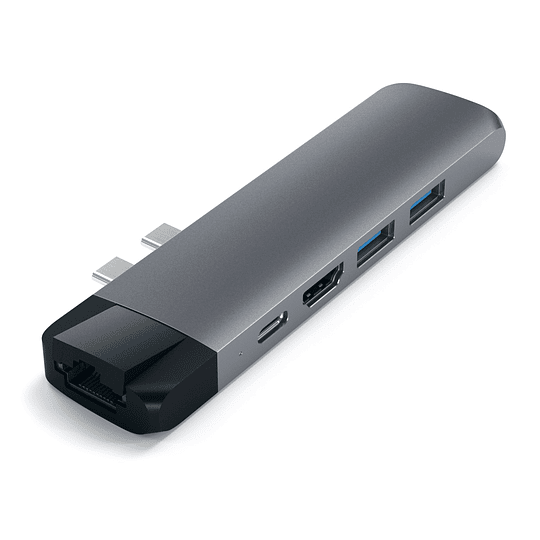 Satechi - USB-C Pro Hub with Ethernet & 4K HDMI (s grey) - Image 2