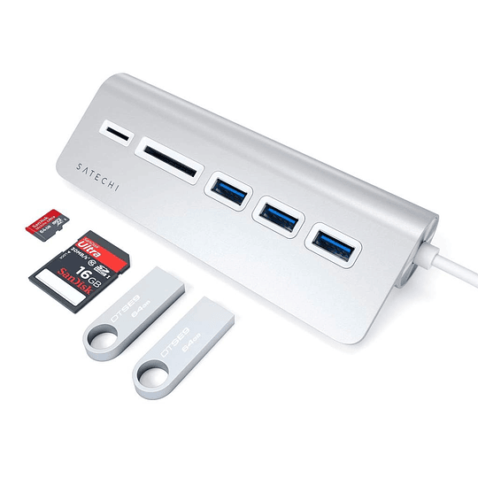 Satechi - USB-C Combo Hub for Desktop (silver) - Image 4