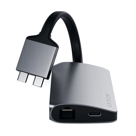 Satechi - USB-C Dual Multimedia Adapter (space grey) - Image 3