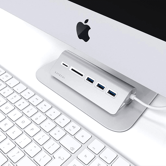 Satechi - USB-C Combo Hub for Desktop (silver) - Image 5