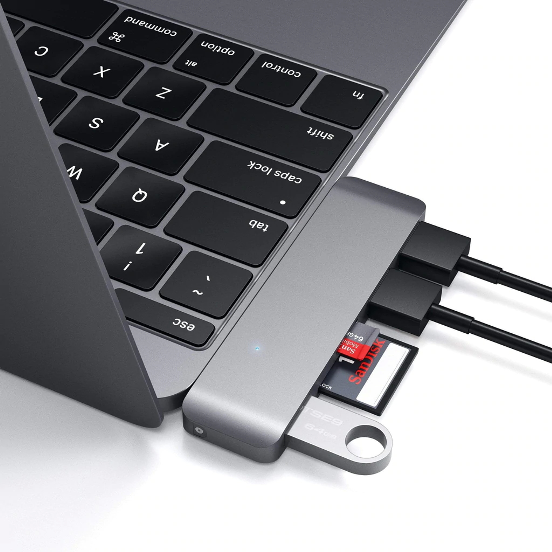 Satechi - USB-C Combo Hub for MacBook (space grey)