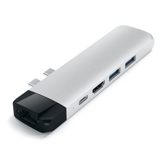 Satechi - USB-C Pro Hub with Ethernet & 4K HDMI (silver) - Image 2