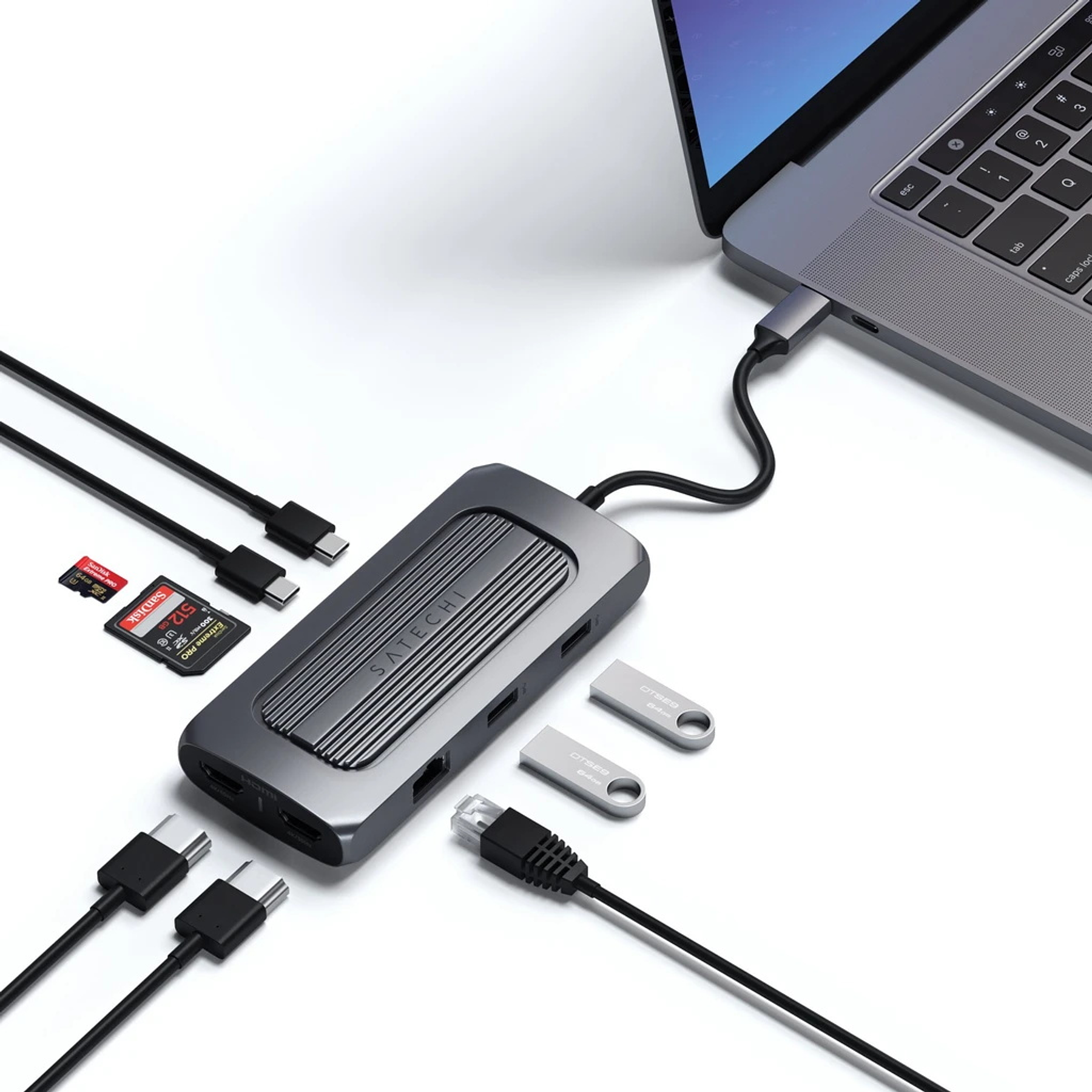 Multiport USB-C MX Adapter (space grey)