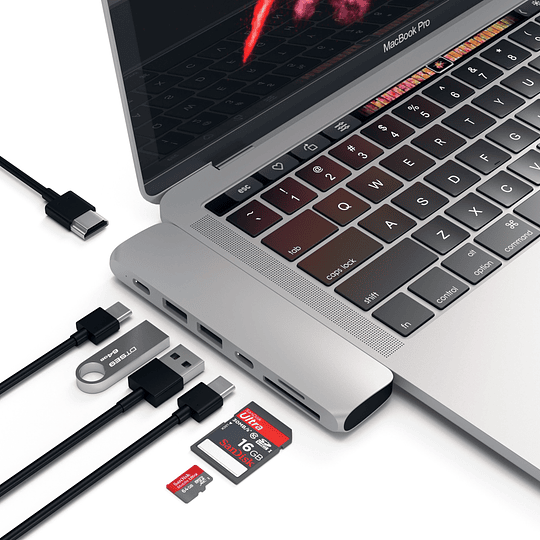 Satechi - USB-C Pro Hub with 4K HDMI (silver) - Image 4