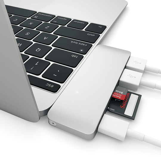 Satechi - USB-C Pass-Through Hub (silver) - Image 5