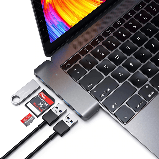 Satechi - USB-C Combo Hub for MacBook (space grey) - Image 5
