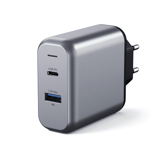 Satechi - 30W Dual-Port Wall Charger EU (space gray) - Image 3