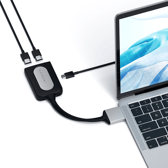 Satechi - USB-C to Dual 4K HDMI Adapter (silver) - Image 4