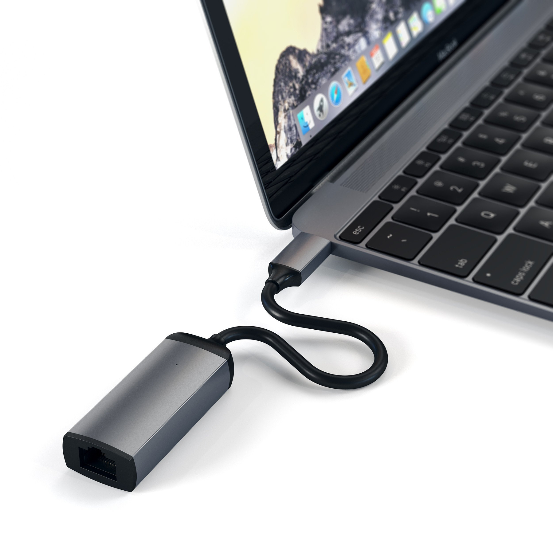 Satechi - USB-C to Ethernet adapter (space grey)