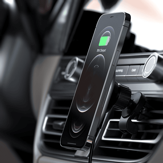 Satechi - Magnetic Wireless Car Charger (space gray) - Image 7