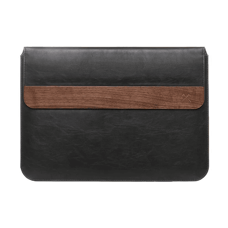 Woodcessories - EcoPouch 13" (walnut/black leather)
