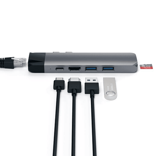 Satechi - USB-C Pro Hub with Ethernet & 4K HDMI (silver) - Image 7