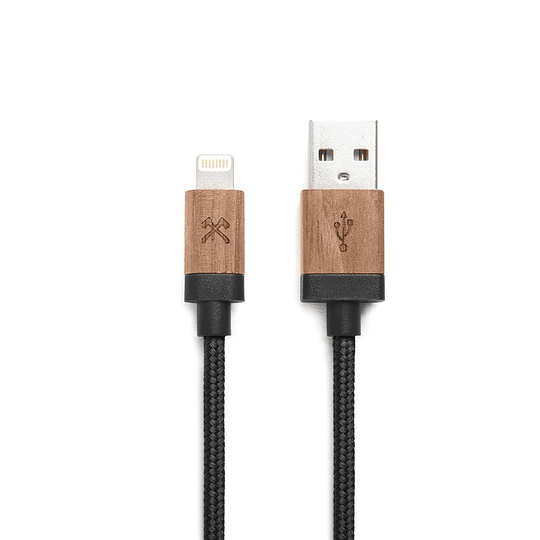 Woodcessories - EcoCable USB-Lightning (walnut/black)  - Image 3