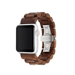 Woodcessories - EcoStrap Watch Band 42/44 (walnut/silver)