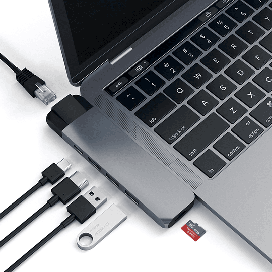 Satechi - USB-C Pro Hub with Ethernet & 4K HDMI (s grey) - Image 5