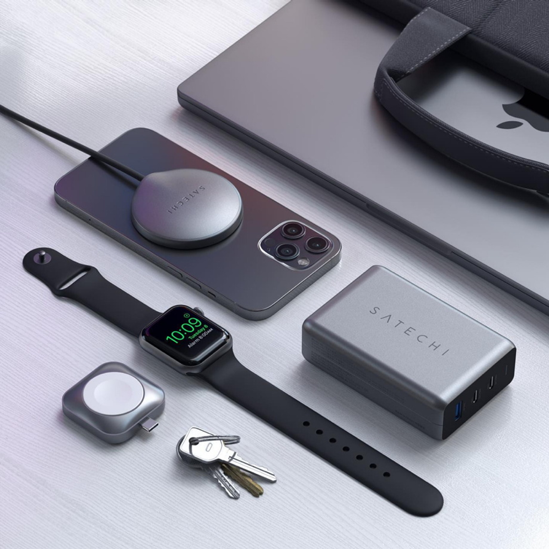 Satechi - USB-C Magnetic Charg. Dock for Apple Watch (sg)