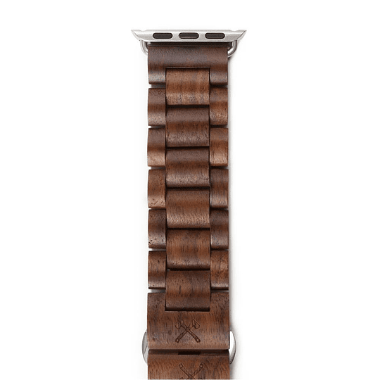 Woodcessories - EcoStrap Watch Band 42/44 (walnut/silver)  - Image 4
