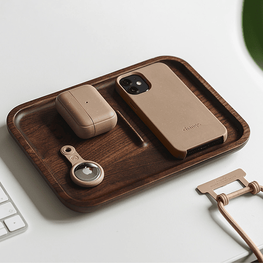 Woodcessories - AirTag Bio Case (taupe brown) - Image 7