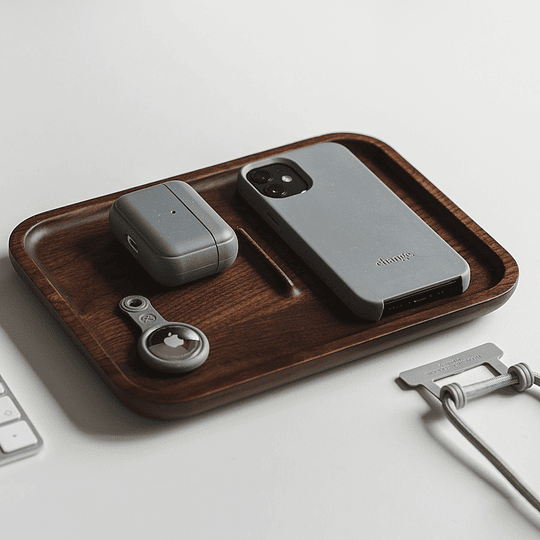 Woodcessories - AirTag Bio Case (cool grey)  - Image 7
