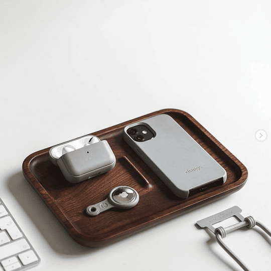 Woodcessories - AirTag Bio Case (cool grey)  - Image 8