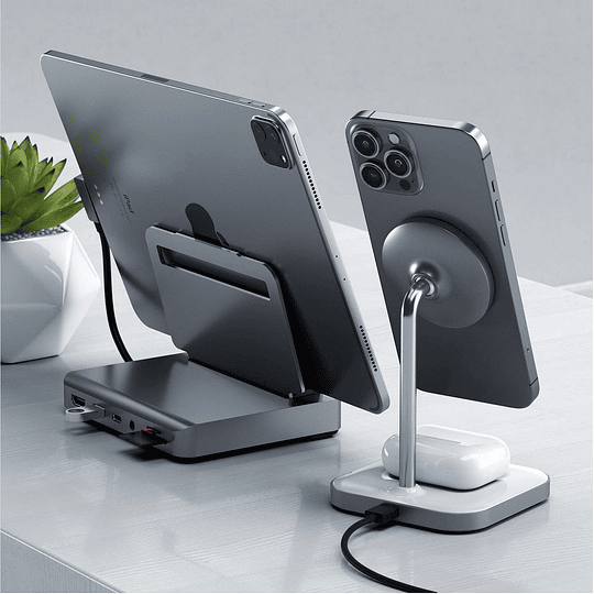 Satechi - 2-in-1 Magnetic Wireless Charging Stand - Image 9