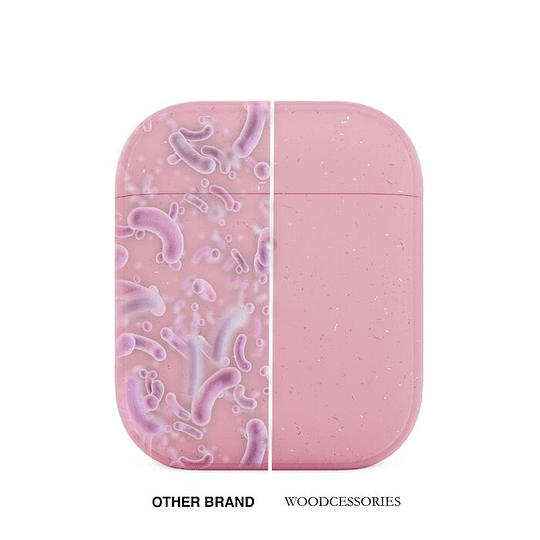 Woodcessories - Bio AirPods 1/2 (coral pink)   - Image 5