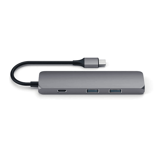 Satechi - USB-C Multiport Slim Adapter (space grey) - Image 2