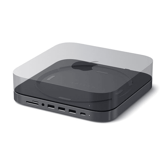 Satechi - Aluminum Stand & Hub for Mac Mini (sp grey) - Image 4
