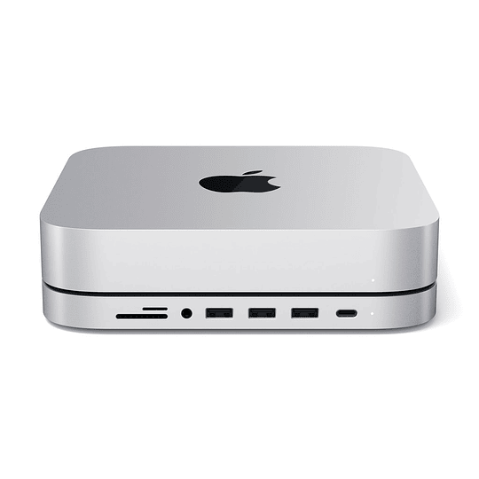 Satechi - Aluminum Stand & Hub for Mac Mini (silver) - Image 3