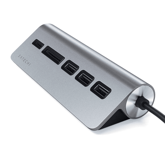 Satechi - USB-C Combo Hub for Desktop (space grey) - Image 2