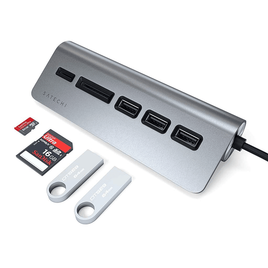Satechi - USB-C Combo Hub for Desktop (space grey) - Image 4