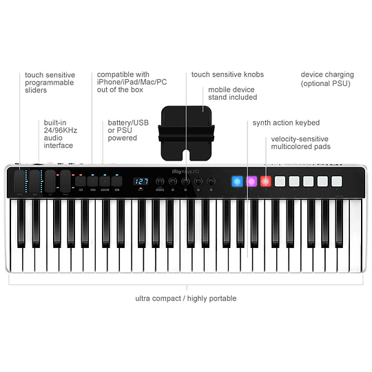 IK Multimedia - Teclado iRig Keys I/O 49  - Image 8