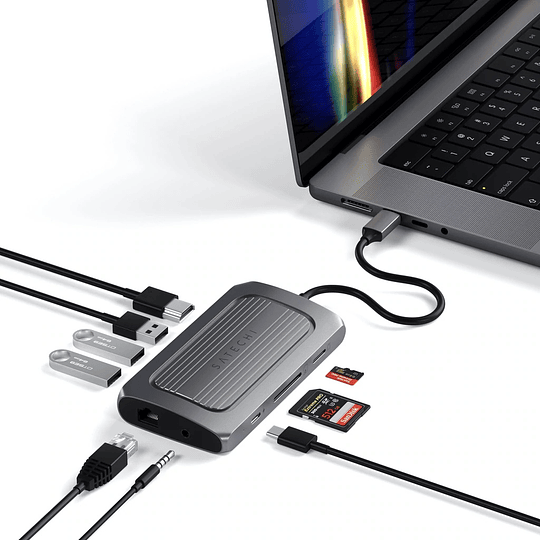Satechi - USB4 Multiport Adapter with 8K HDMI (space grey) - Image 5