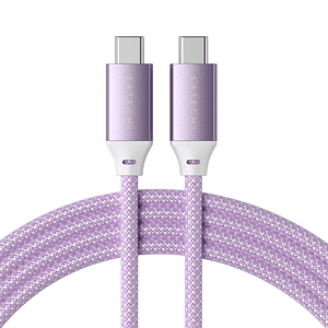 Satechi - USB-C to USB-C 100W charging cable (purple)