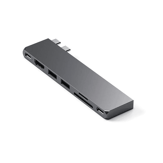 Satechi - USB-C Pro Hub Slim Adapter (space grey) - Image 1