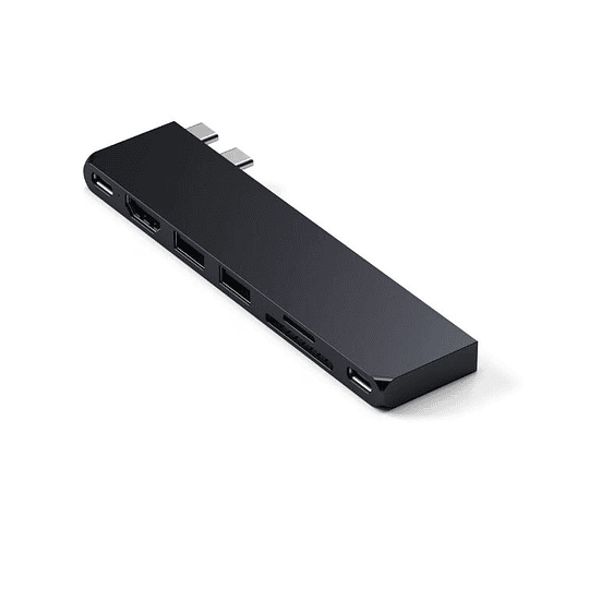 Satechi - USB-C Pro Hub Slim Adapter (midnight black) - Image 1