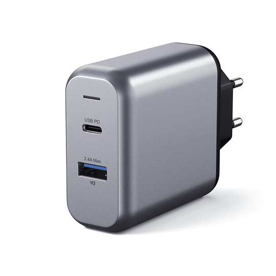 Satechi - 30W Dual-Port Wall Charger EU (space grey) - Image 3