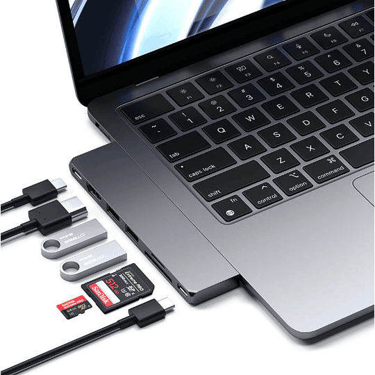 Satechi - USB-C Pro Hub Slim Adapter (space grey) - Image 6