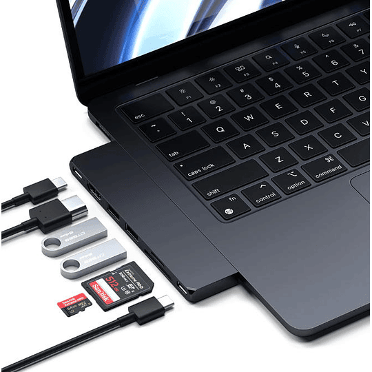 Satechi - USB-C Pro Hub Slim Adapter (midnight black) - Image 6