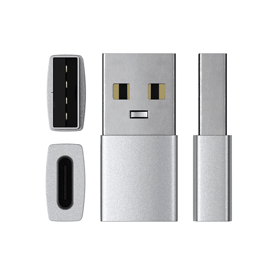 Satechi - USB-A to USB-C adapter (silver)     - Image 4